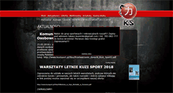 Desktop Screenshot of kuzisport.pl