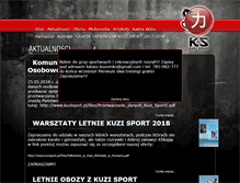 Tablet Screenshot of kuzisport.pl